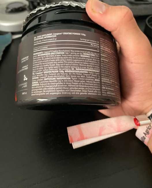 4x Creatina Creapure(creatine monohydrate)