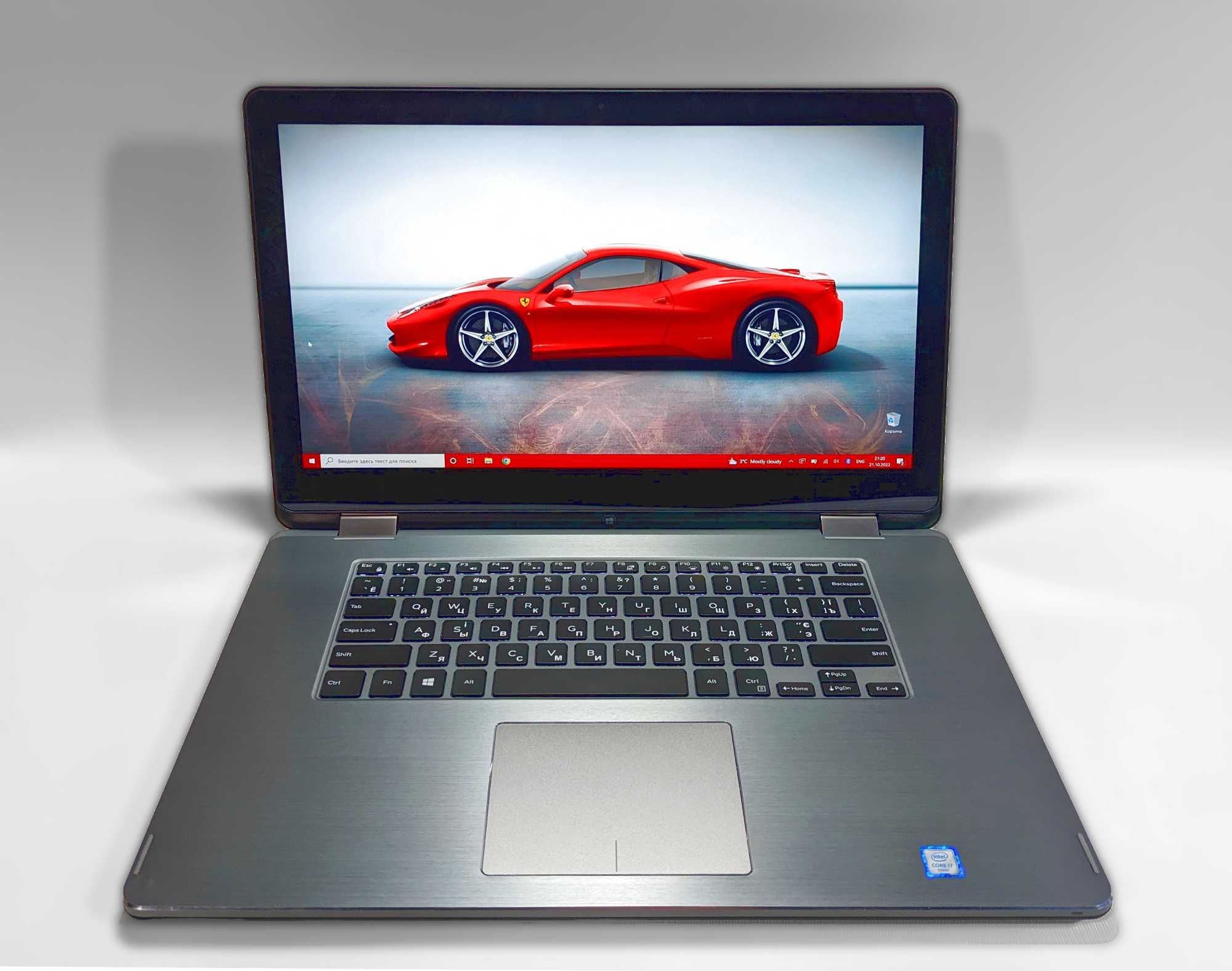 Трансформер x360 Dell Inspiron 7568 i7/3.1GHz/4K_TOUCH/8G_RAM/512G_SSD