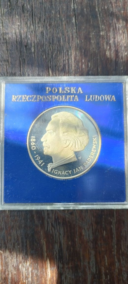 Ignacy Jan Paderewski moneta 100 zł mennica Polska 75 rok