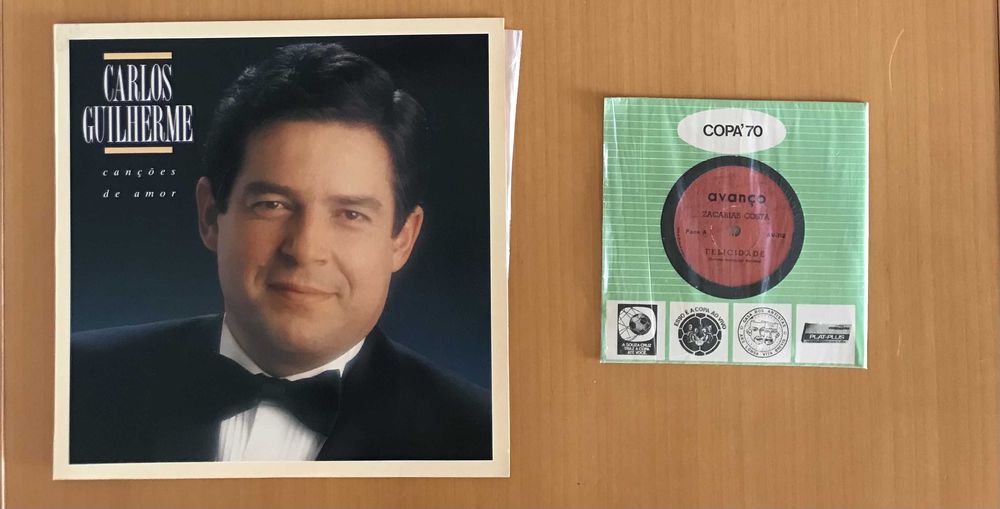 Discos vinil de música popular Portuguesa e Brasileira, em bom estado