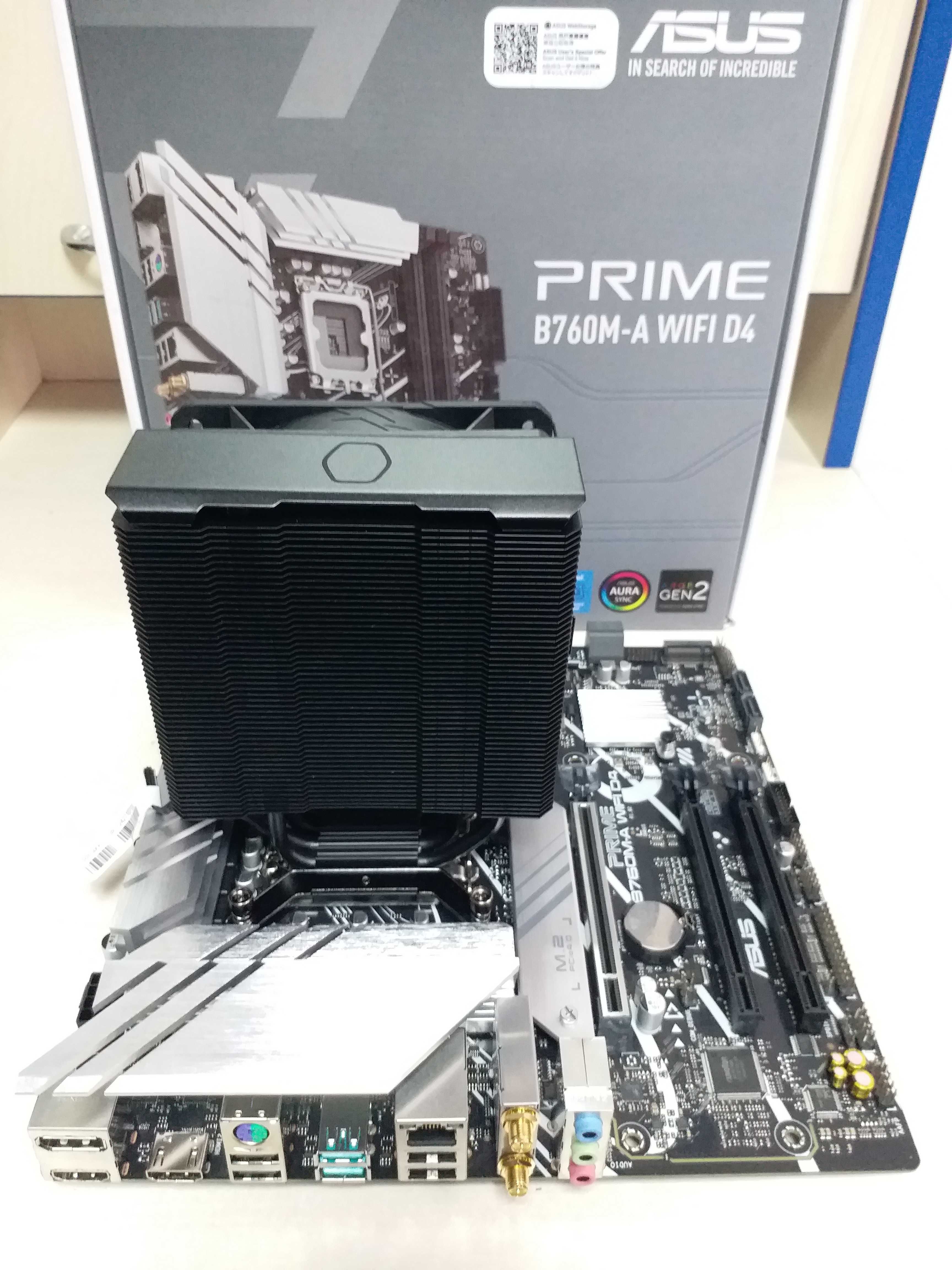 Комплет Asus Prime B760M-A WIFI D4+Intel 5 13400F+DDR4 2x16Gb 3200MHz