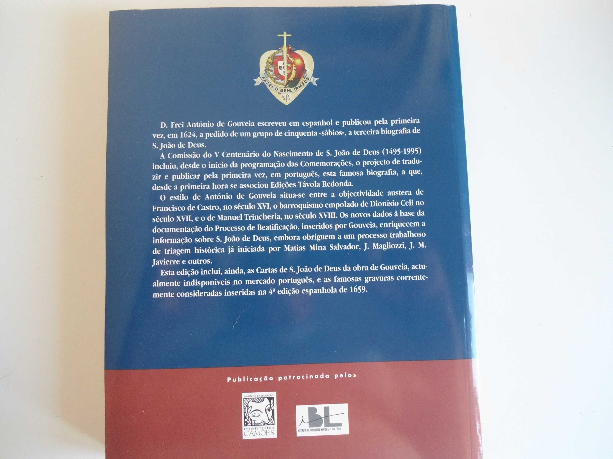 Vida e Morte de S. João de Deus por Frei antónio de Gouveia