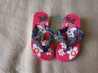 Klapki japonki myszka MINNIE MINI disney roz. EU. 23-24 NOWE !!!