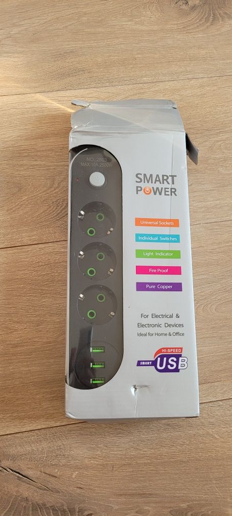 Listwa zasilająca usb 2500w