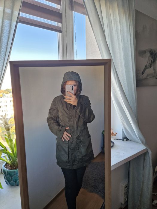 Kurtka khaki przejściowa Tommy Hilfiger S