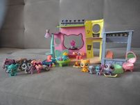 Kawiarenka Littles pet shop plus figurki i  dodatki