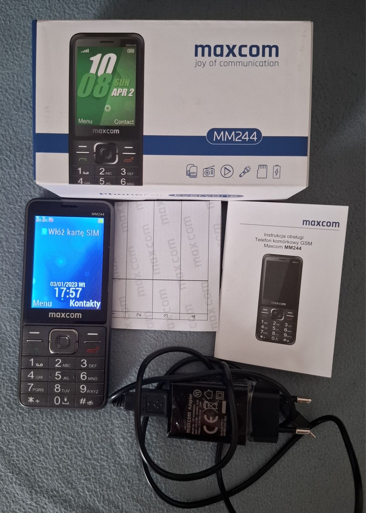 Telefon Maxcom MM244, seniora
