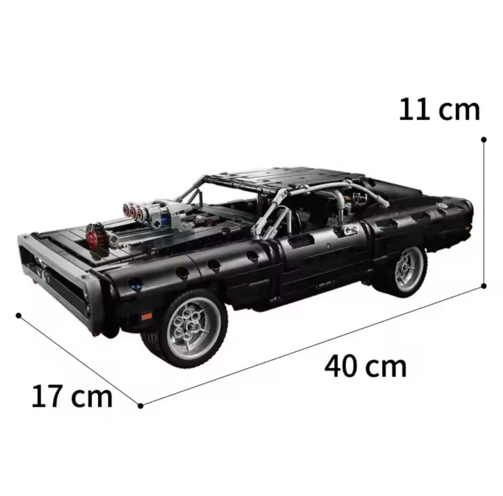 Конструктор Dodge Charger Fast&Furious Lego Technic 1:1 (42111, 6069)