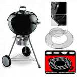 Churrasqueira Weber Master-Touch em segunda mão, mas em ótimo estado.