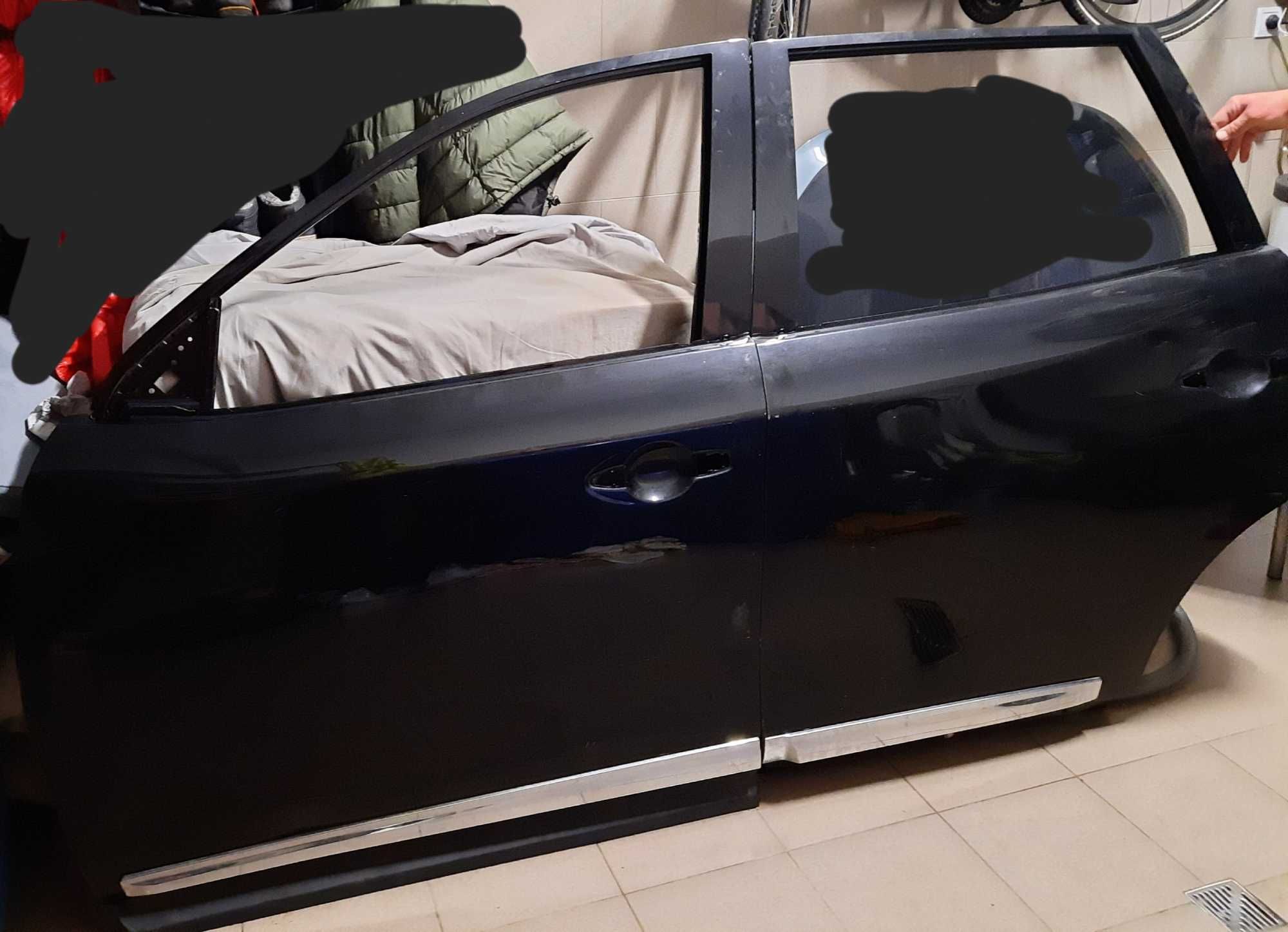Drzwi wejściowe czarne pathfinder r52 IV 4 usa cale przod tyl