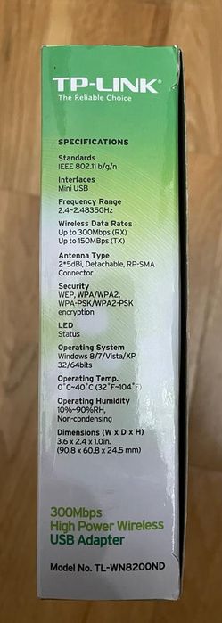 TP-Link 300 mbps hp wireless USB Adapter