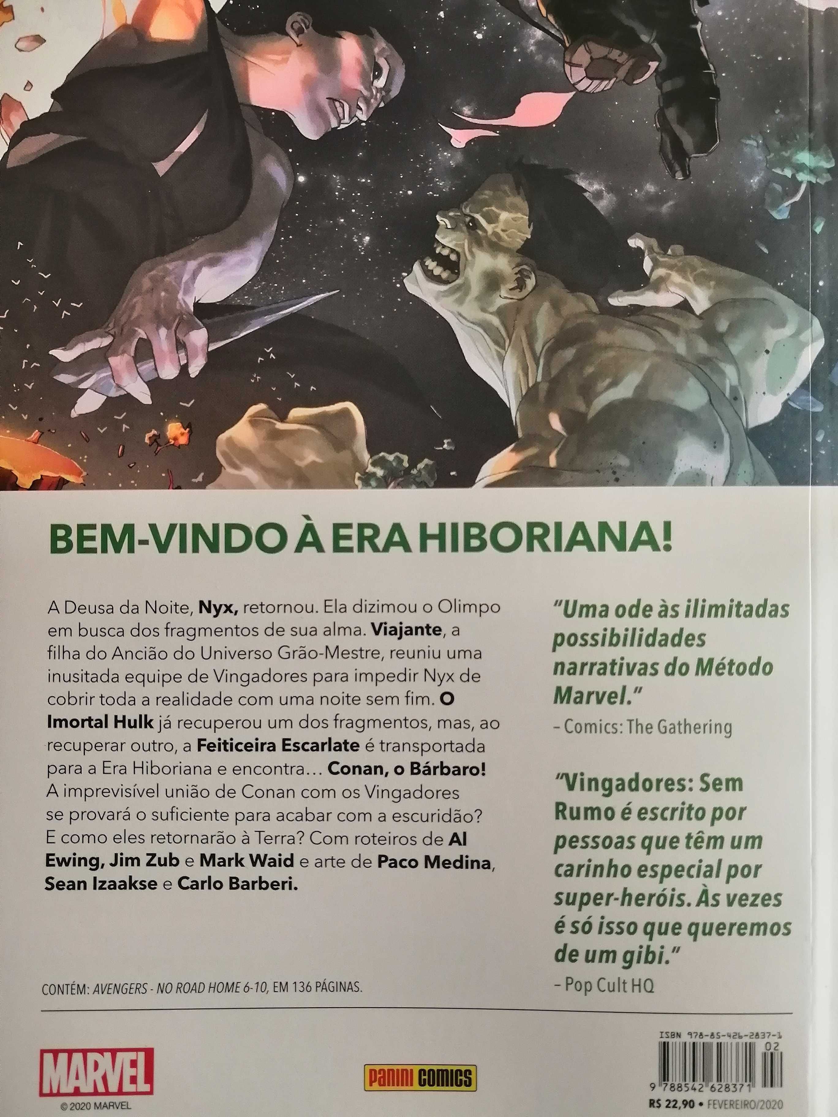 MARVEL - Vingadores: Sem Rumo Vol.1 e 2 (história completa)