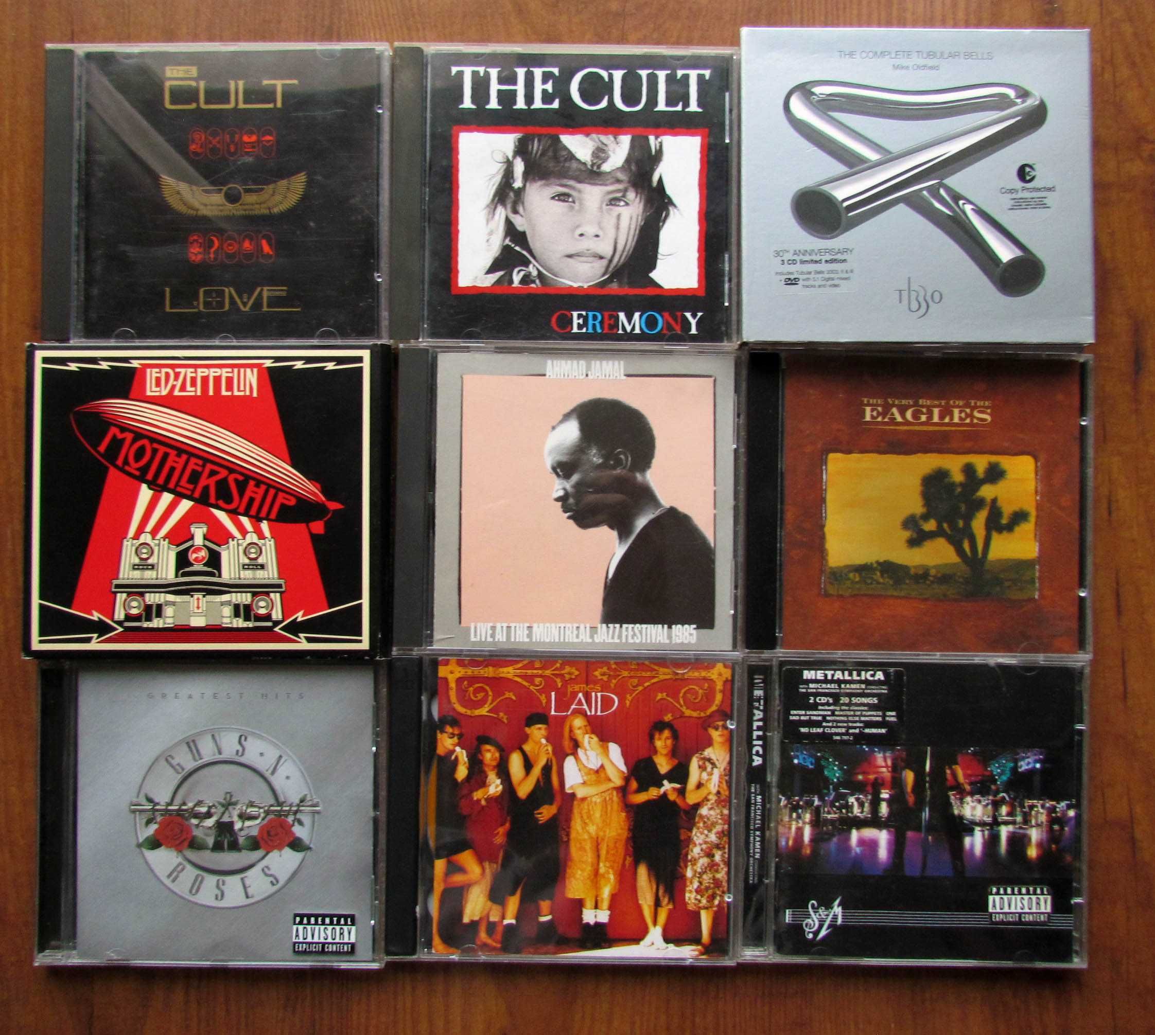 CDs vários Pop Rock (Led Zeppelin, Madonna, Jorge Palma, Beatles)