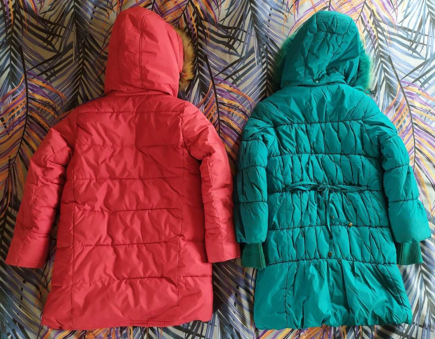 куртка курточка зимняя пуховик пальто для девочки 7-8г