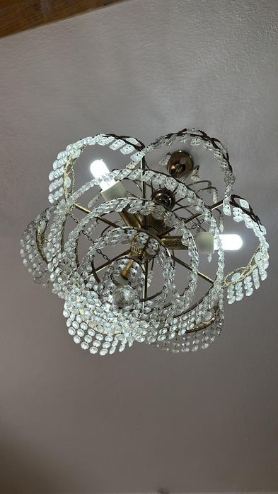 Vendo candeeiro de cristal vintage em muito bom estado