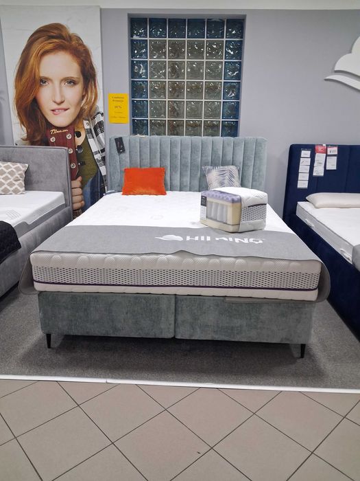 Comforteo łóżko tapicerowane Fiore z materacem ekspozycja