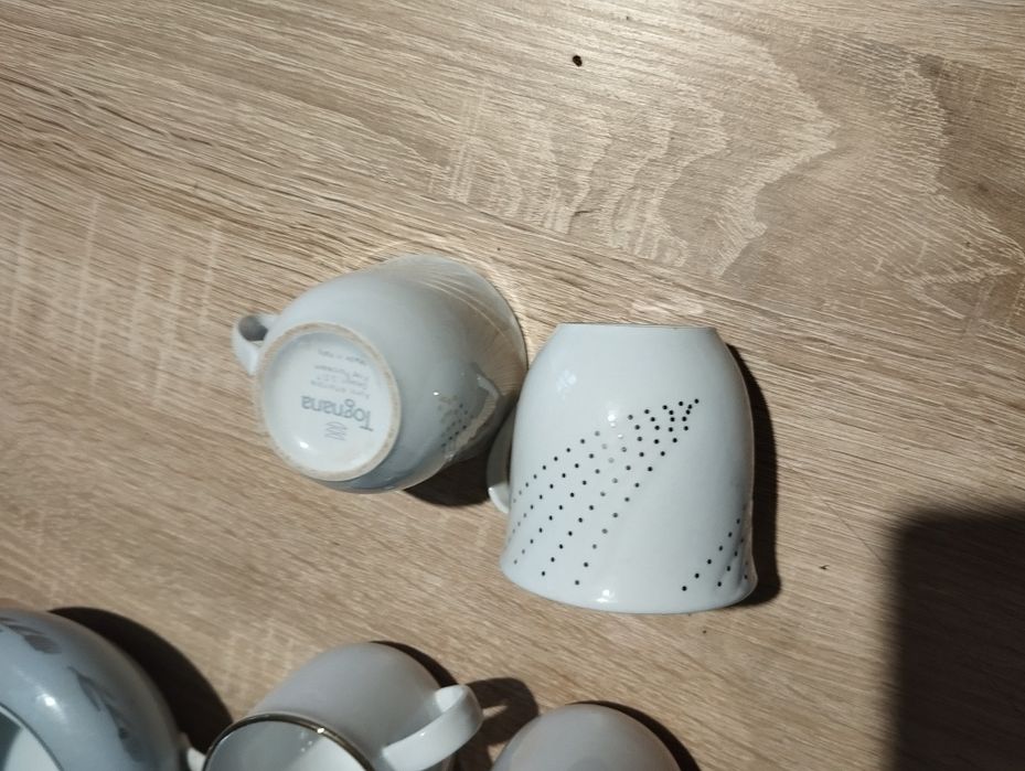 Filiżanki do kawy zestaw plus kieliszki