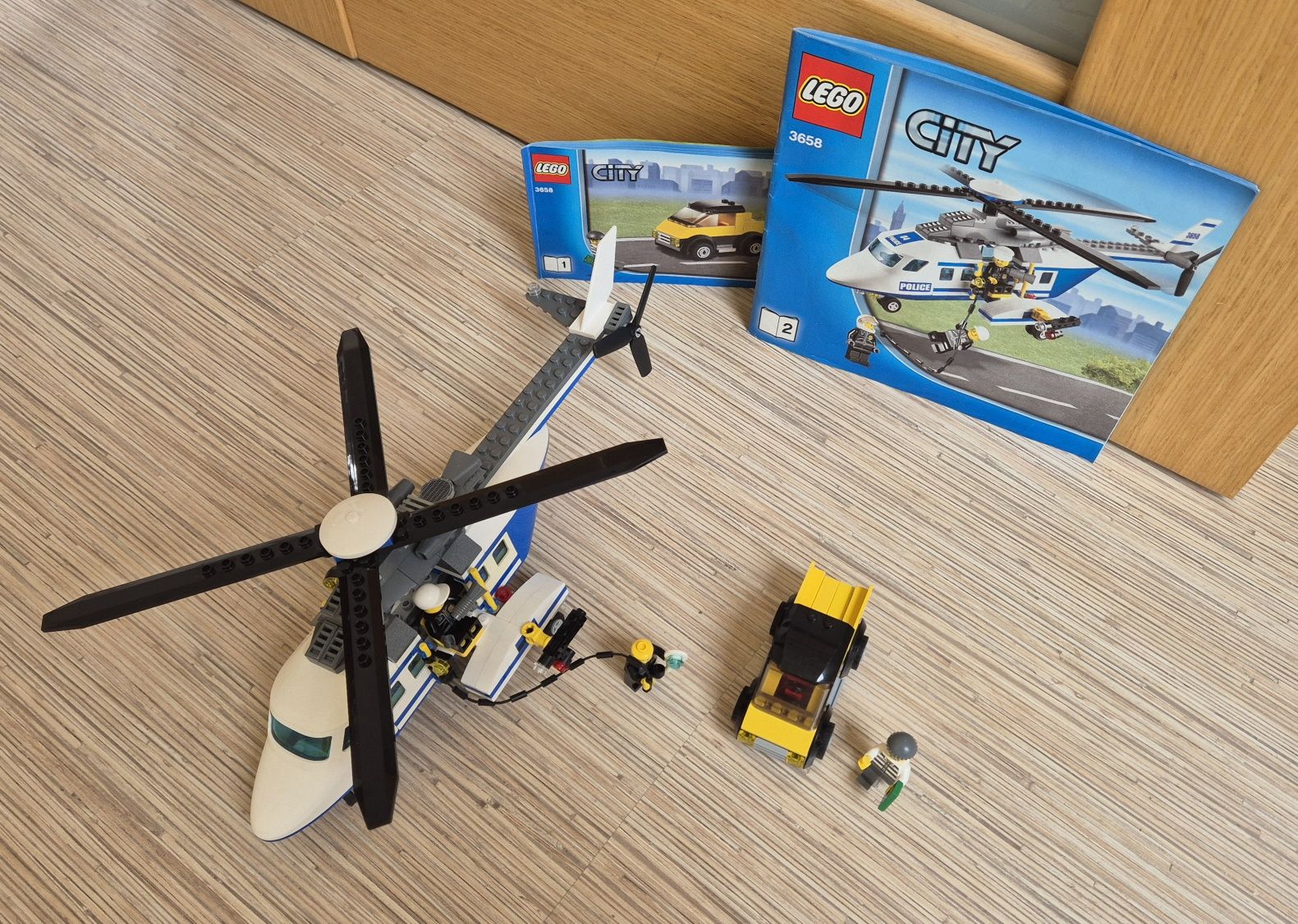 Lego City helikopter policyjny policja złodziej 3658