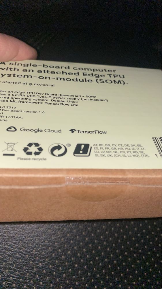 Coral dev board 4 gb ai штучний інтелект мікрокомпʼютер raspberry  tpu