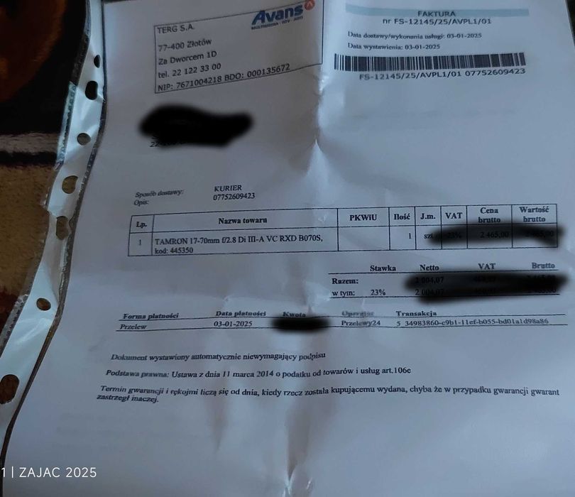 Sony A6700 w wersji body + 3 obiektywy używane
