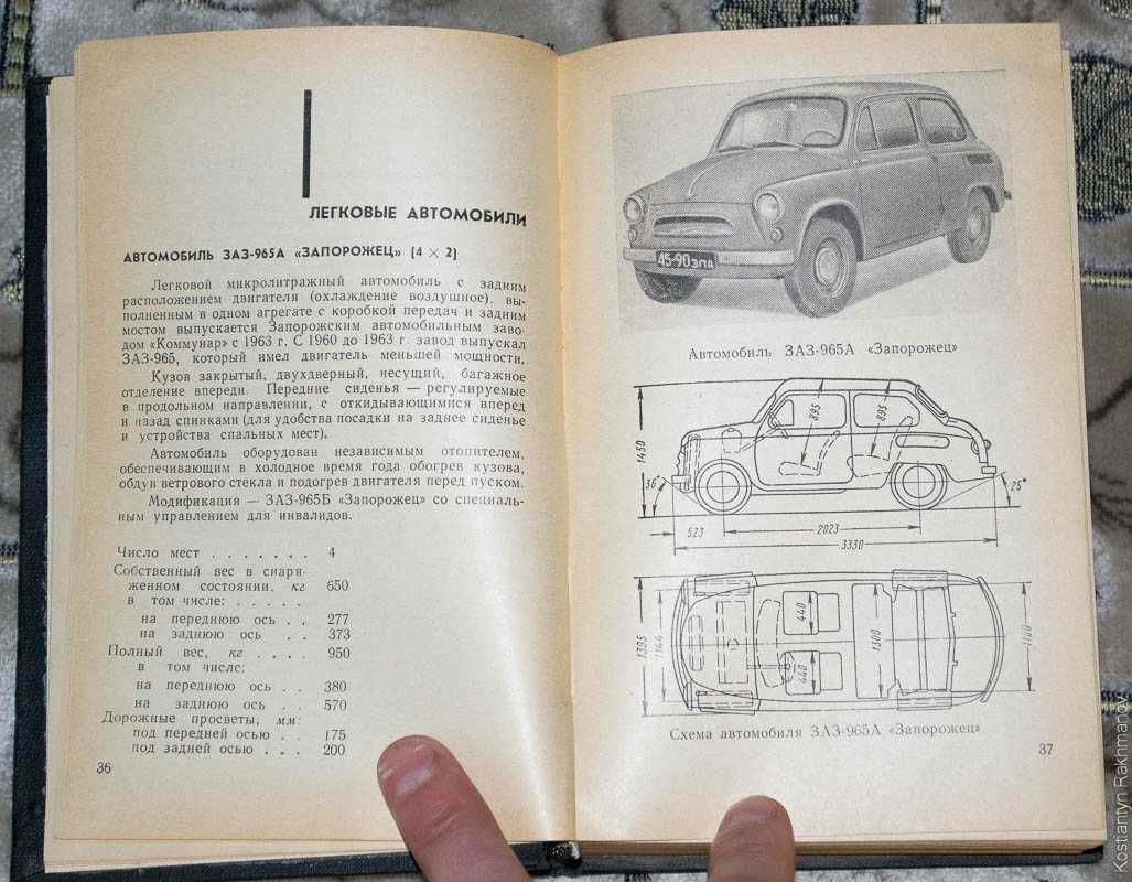 Краткий автомобильный справочник