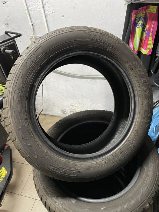 Komplet opon letnich Dunlop 195/55/15 6mm 4.6mm Promocja!