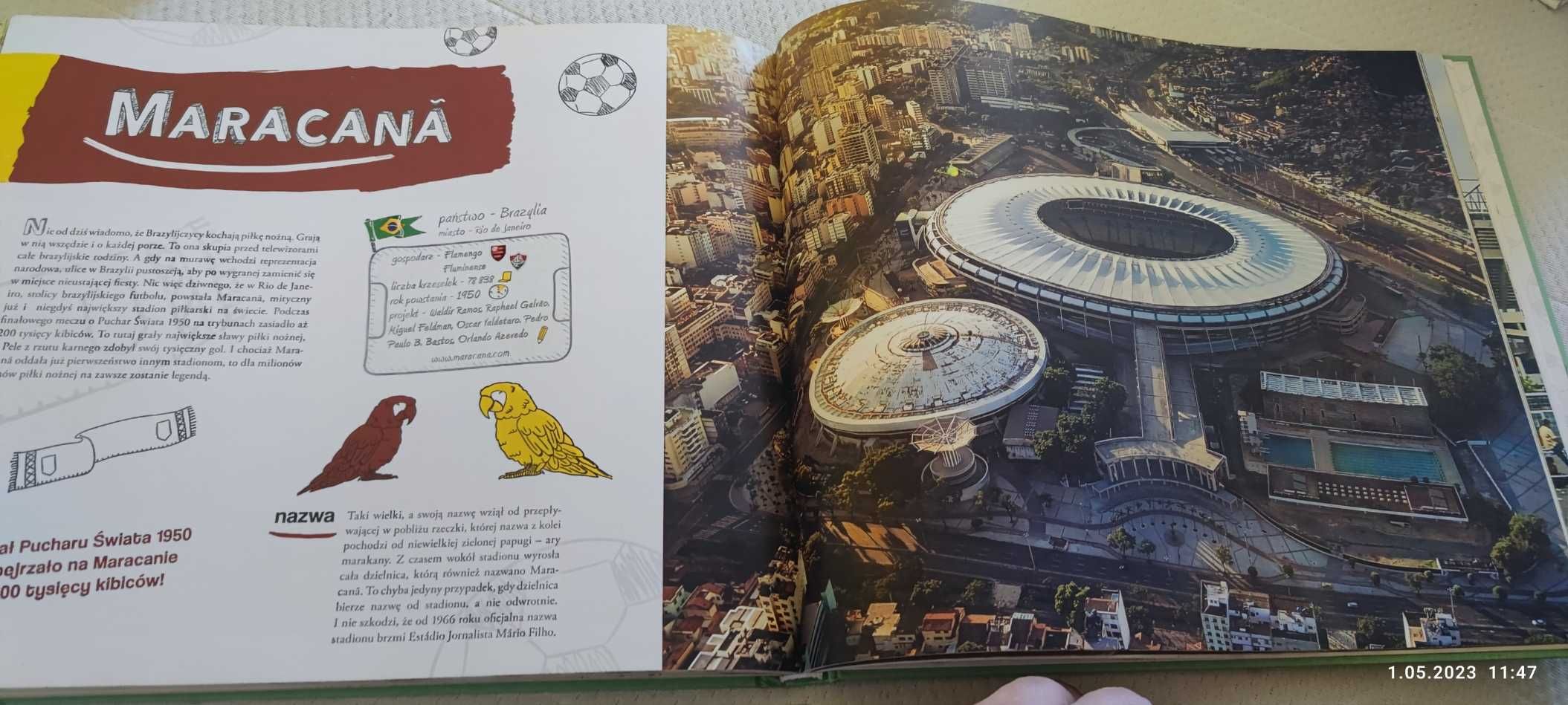 album Stadiony Świata książka przewodnik