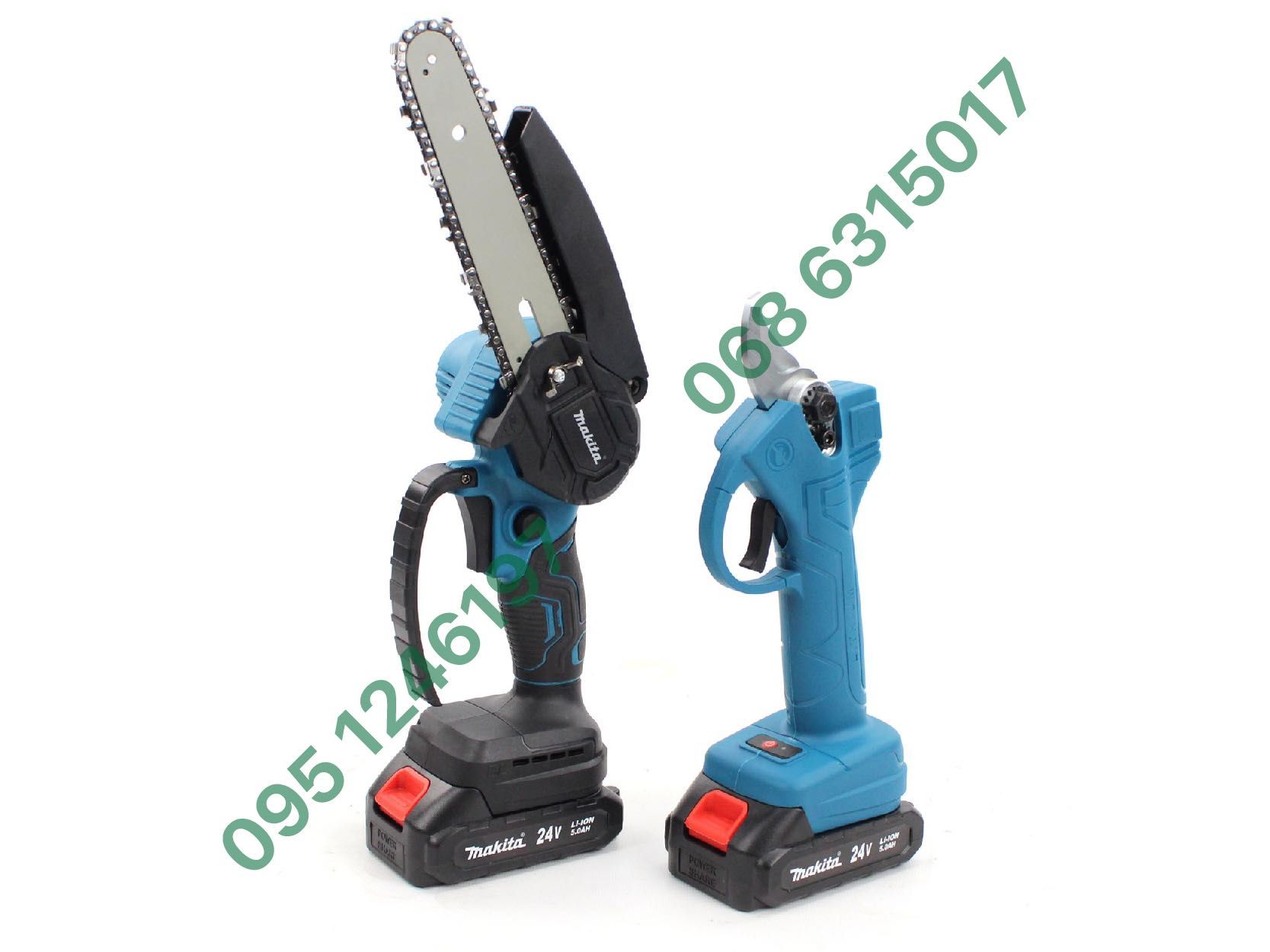 Набор аккумуляторный 2в1 Makita Пила DUC155Z + Секатор DUP365Z 24V 5Ah