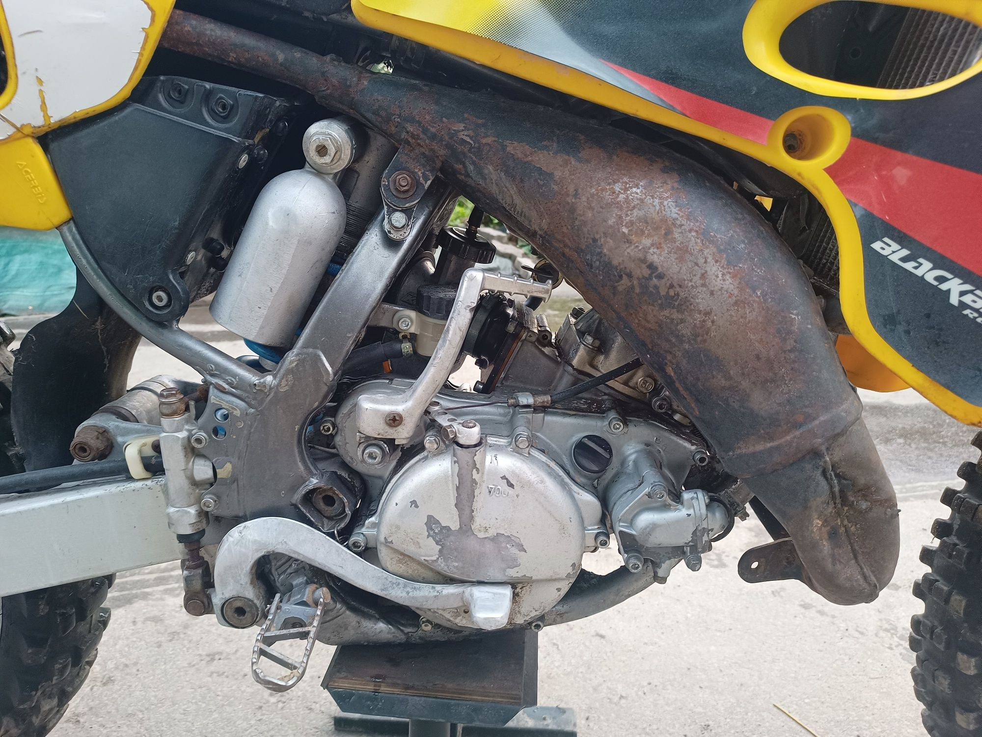 Suzuki RM 125 cała na części koło lagi silnik plastiki sprzęgło gaźnik