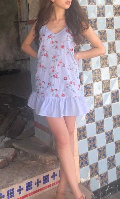 Haftowana  sukienka boho Zara   r S