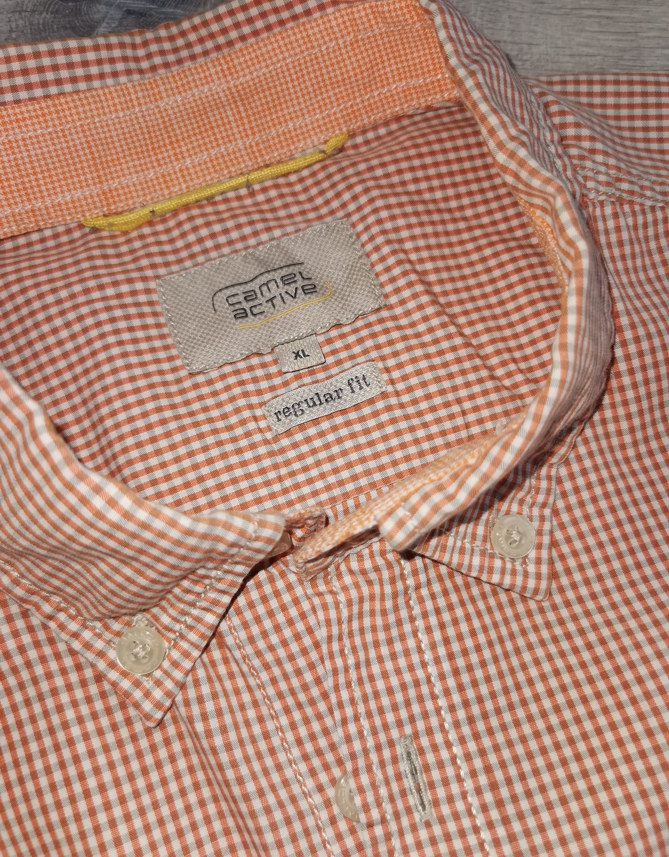 Camel Active r. XL/XXL lekka koszula w kratę bawełna