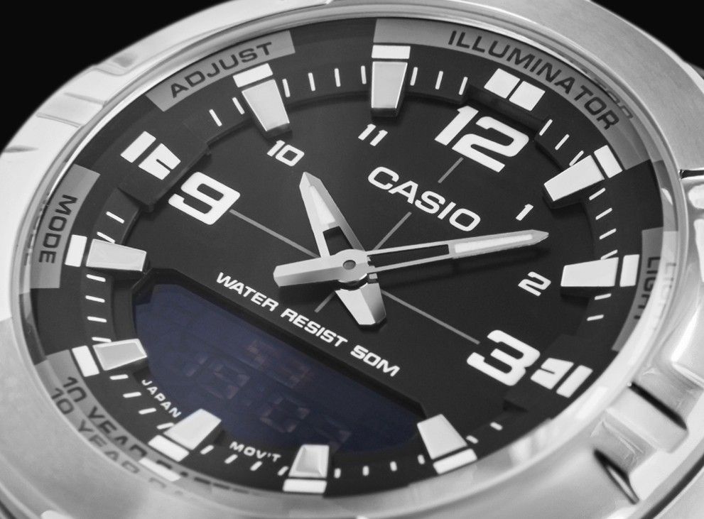 zegarek męski casio amw-870-1avdf + box