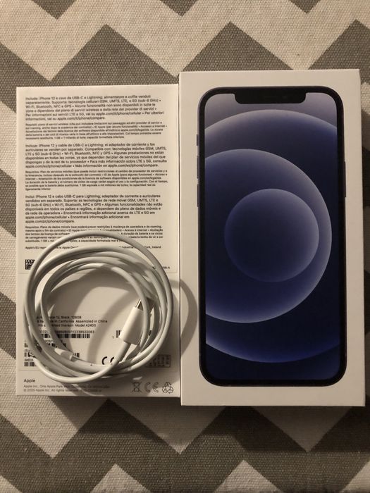 Iphone 12 com tudo de origem
