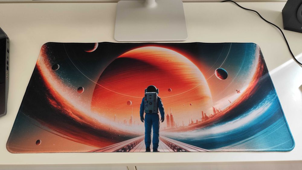 Podkładka Pod Mysz Myszkę Dla Graczy Kosmonauta 30x60cm