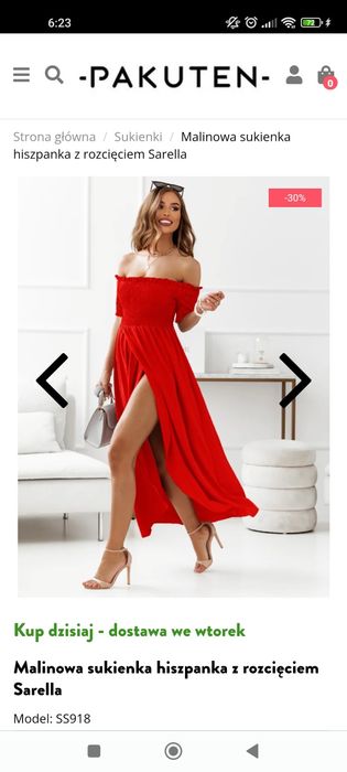 Sukienka pakuten S/M