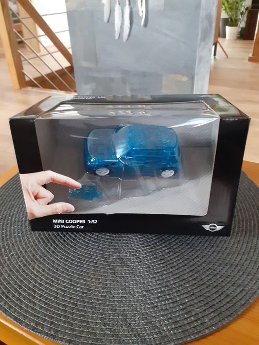 BMW puzle 3D Mini Cooper Clear skala 1:32