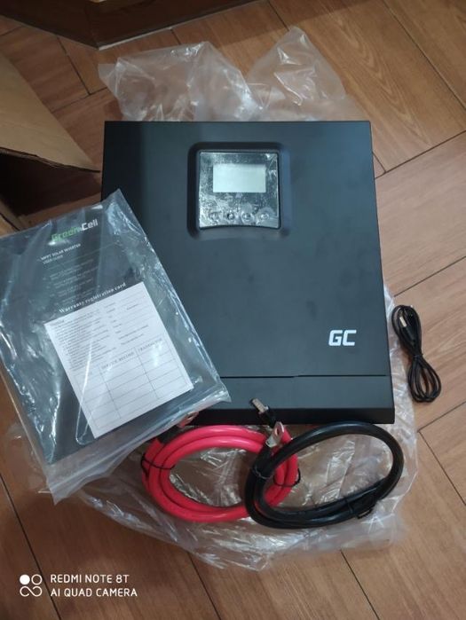 Інвертор гібридний Green Cell 24v 2 кВт 4 кВт Сонячний ПОЛЬЩА ДБЖ