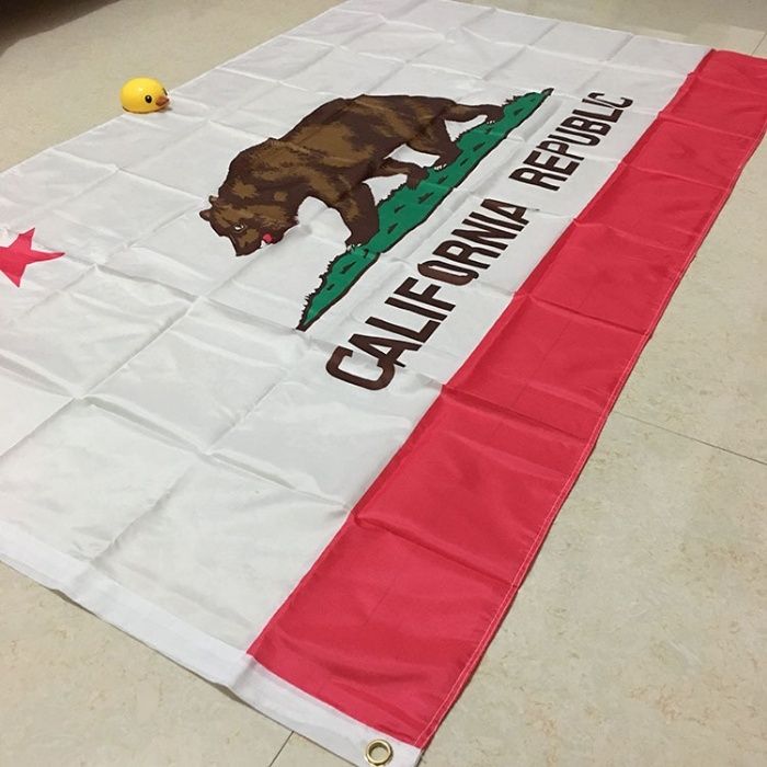 Флаг штата Калифорния 153см/93см (Новый в упаковке) Flag of California