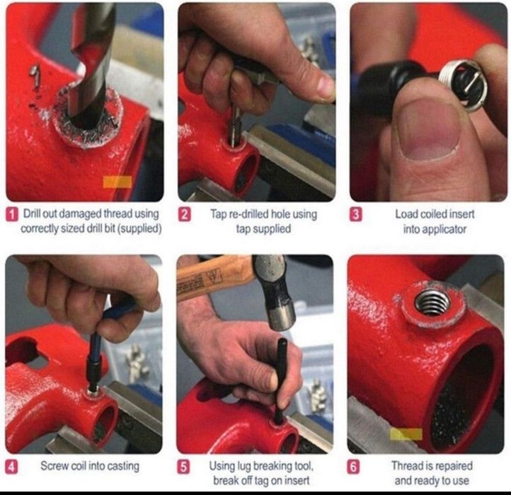 Zestaw do naprawy gwintów