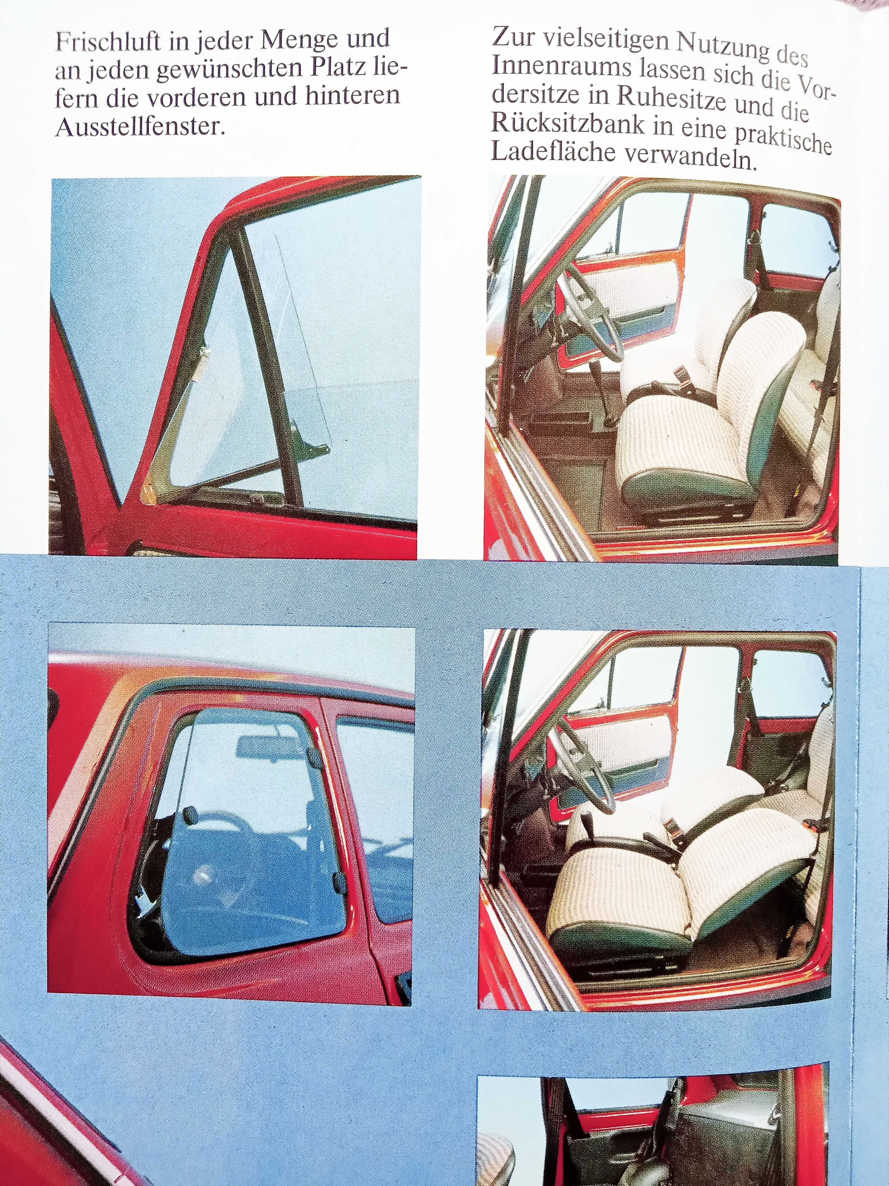 FSM FIAT 126 "Made by FSM" ( Fiat 126p ) prospekt 1985 Niemcy IDEAŁ !