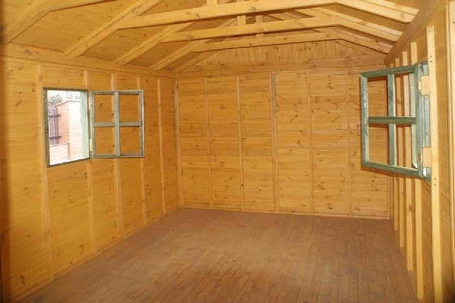 DOMEK PIOTRUŚ 3x7,5m 2-spadowy Impregnowany+Podłoga +Taras | Cena -10%