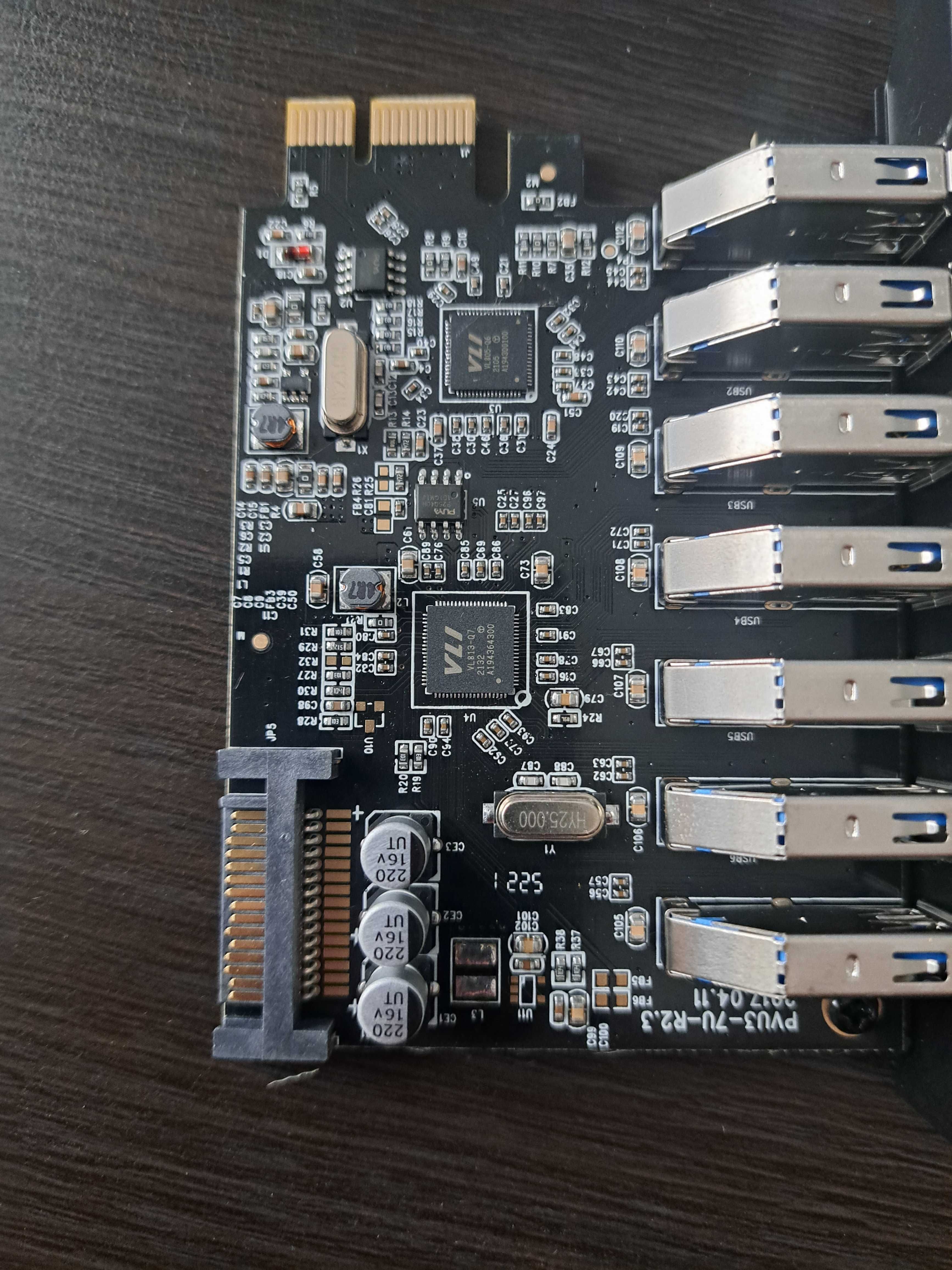 7 portowa karta rozszerzeń PCI-E USB 3.0 5Gbps PCI-EXPRESS Orico