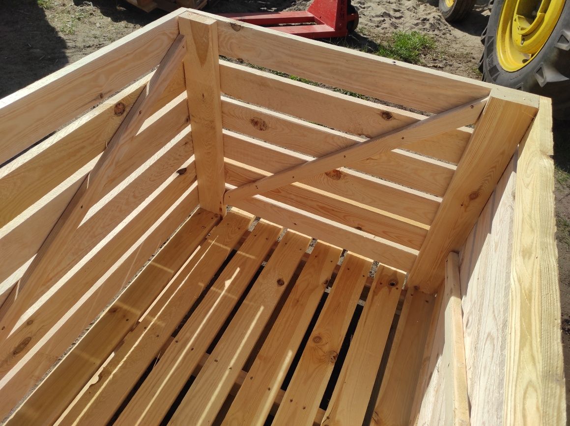 SOLIDNE Skrzyniopalety na Warzywa Sortownie palbox 120x100x90