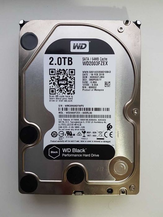 HDD 2 Tb SATA 3  как новый