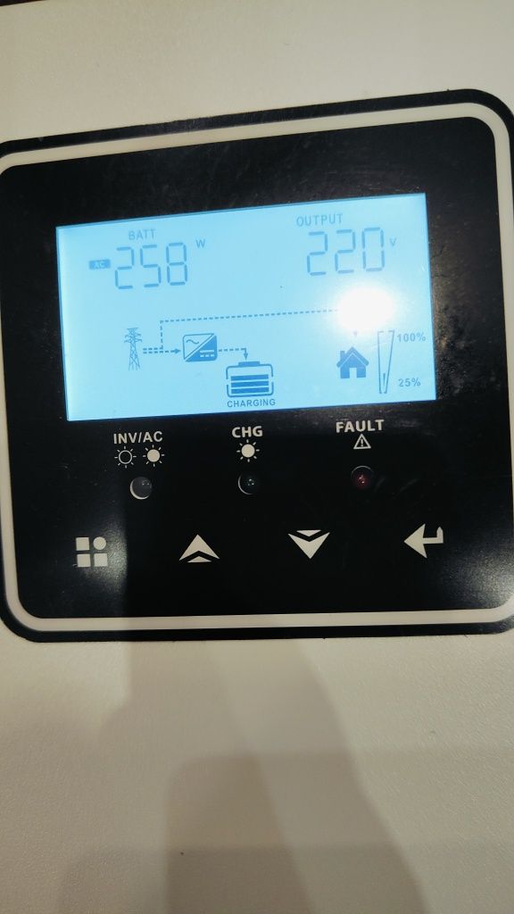 Комплект Гибридный инвертор 12v 1kw+ акуммуляторlifepo4 120ah