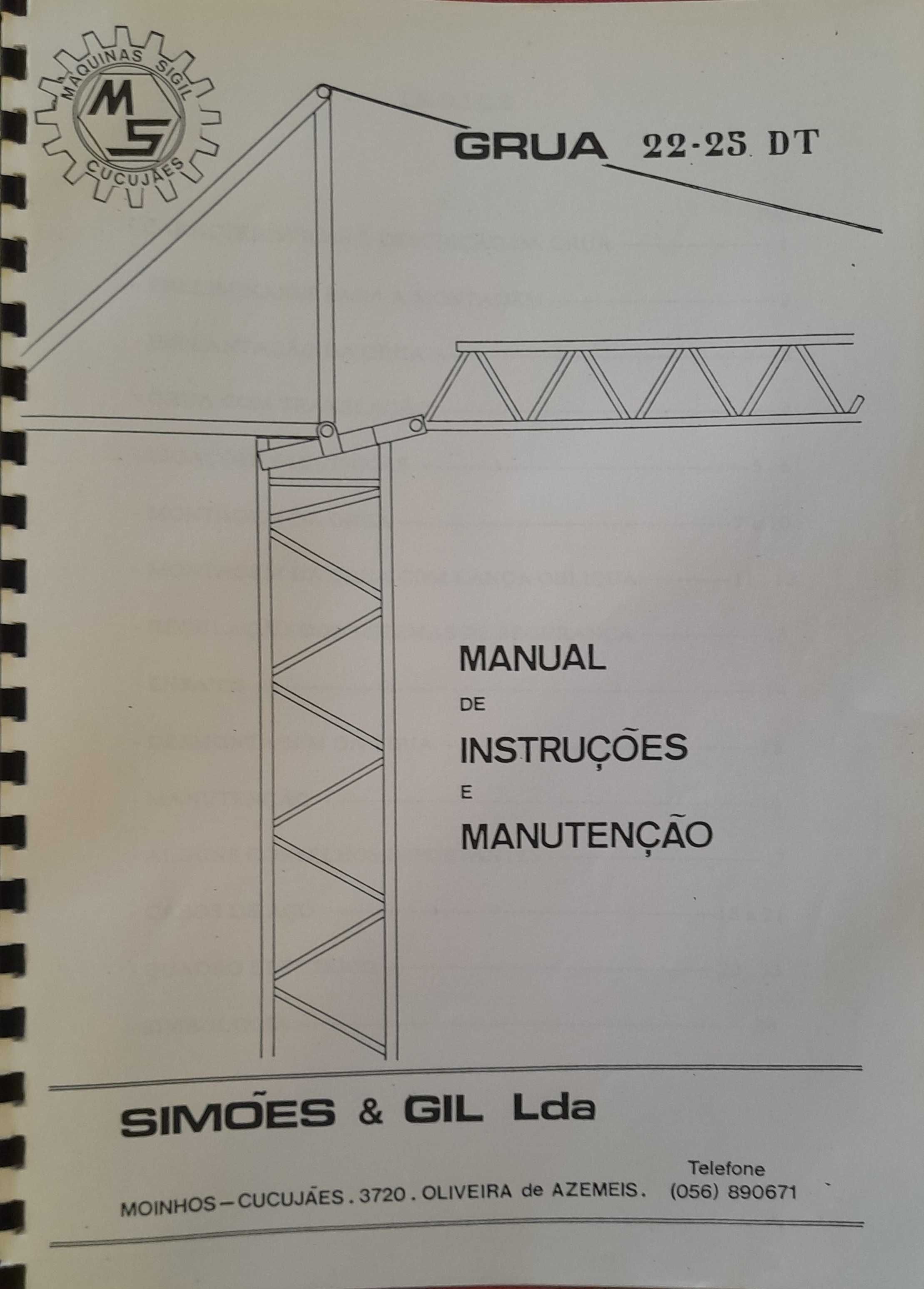 Grua automontante de cabos usada