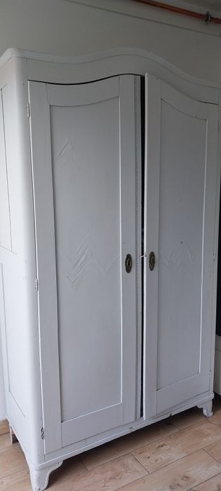 Szafa antyk lite drewno stara szafa