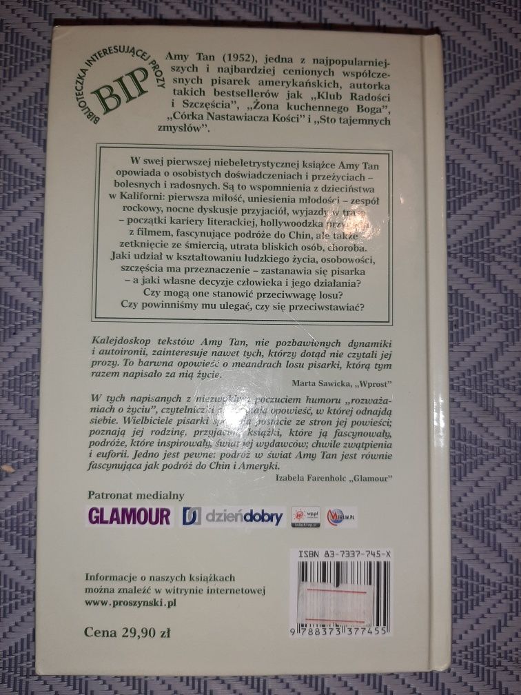 Amy Tan Przeciwieństwo Losu