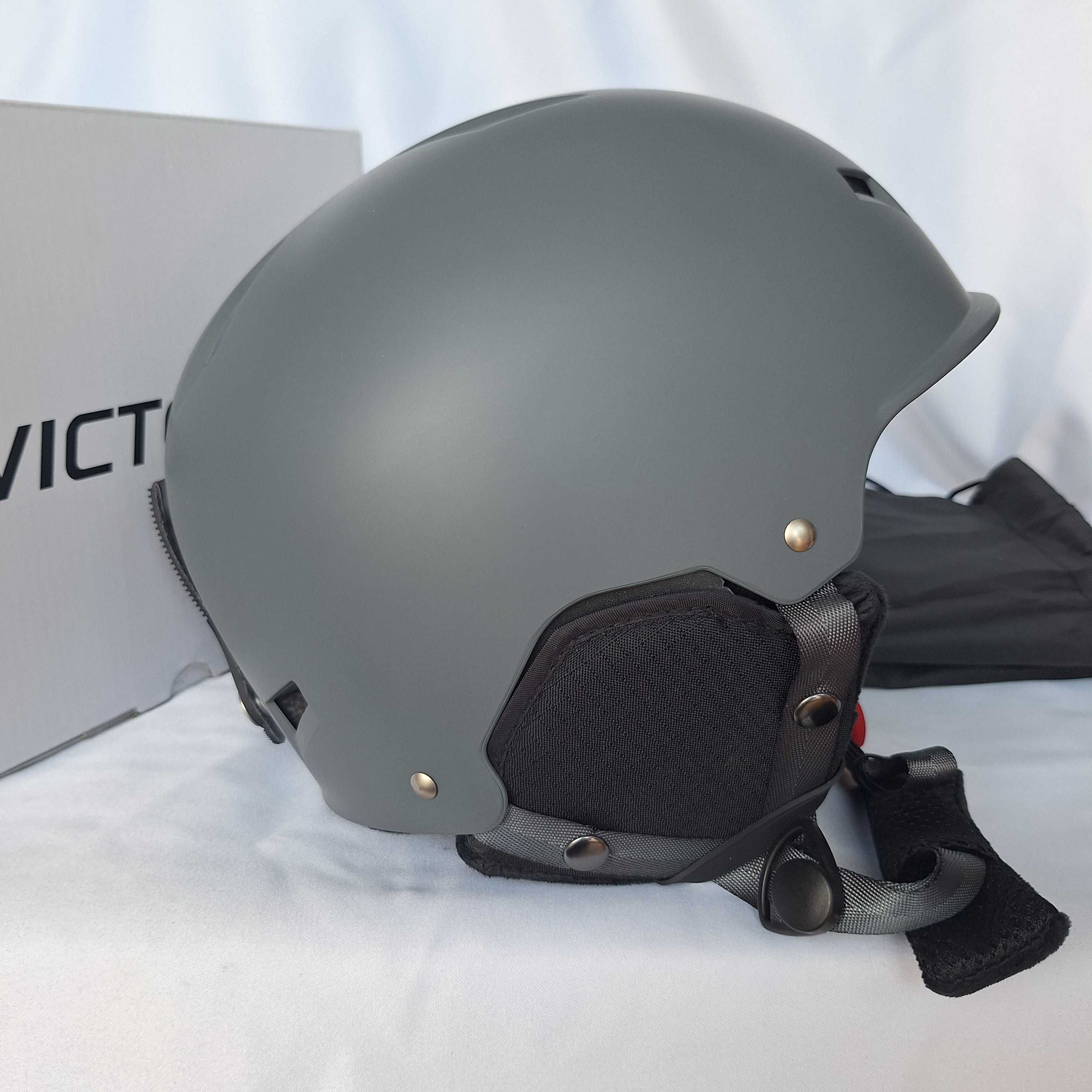 Kask narciarski Victgoal Safe HT-007 Grey Matt M 55-58cm