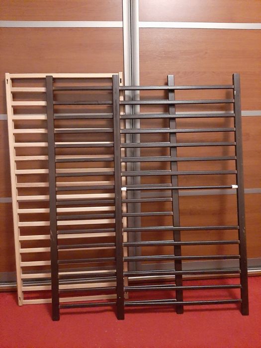 Drewniane łóżeczko 120x60 z misiem z szufladą